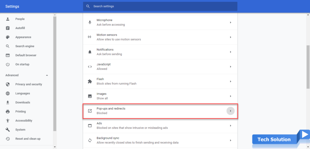 how to change pop up blocker settings in google chrome